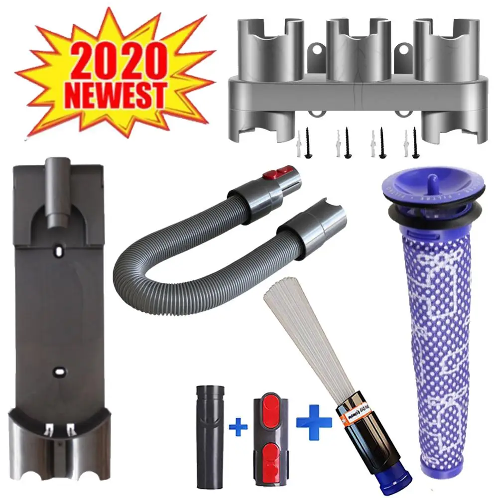 Щетка для чистки инструментов Трубчатый Адаптер фильтр Hepa Вешалка Набор Dyson V7 V8 V10