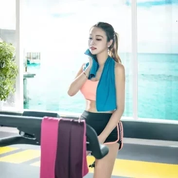 Xiaomi антибактериальное спортивное полотенце быстросохнущее холодное чувство