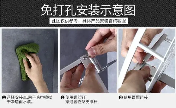 Настенные полки для ванной 3 уровня треугольные | Дом и сад