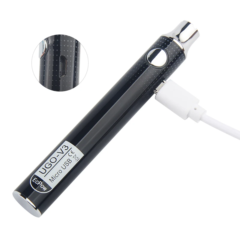 Vape мод UGO V3 электронная сигарета 650 мАч 900 преднагреватель батареи Регулируемый