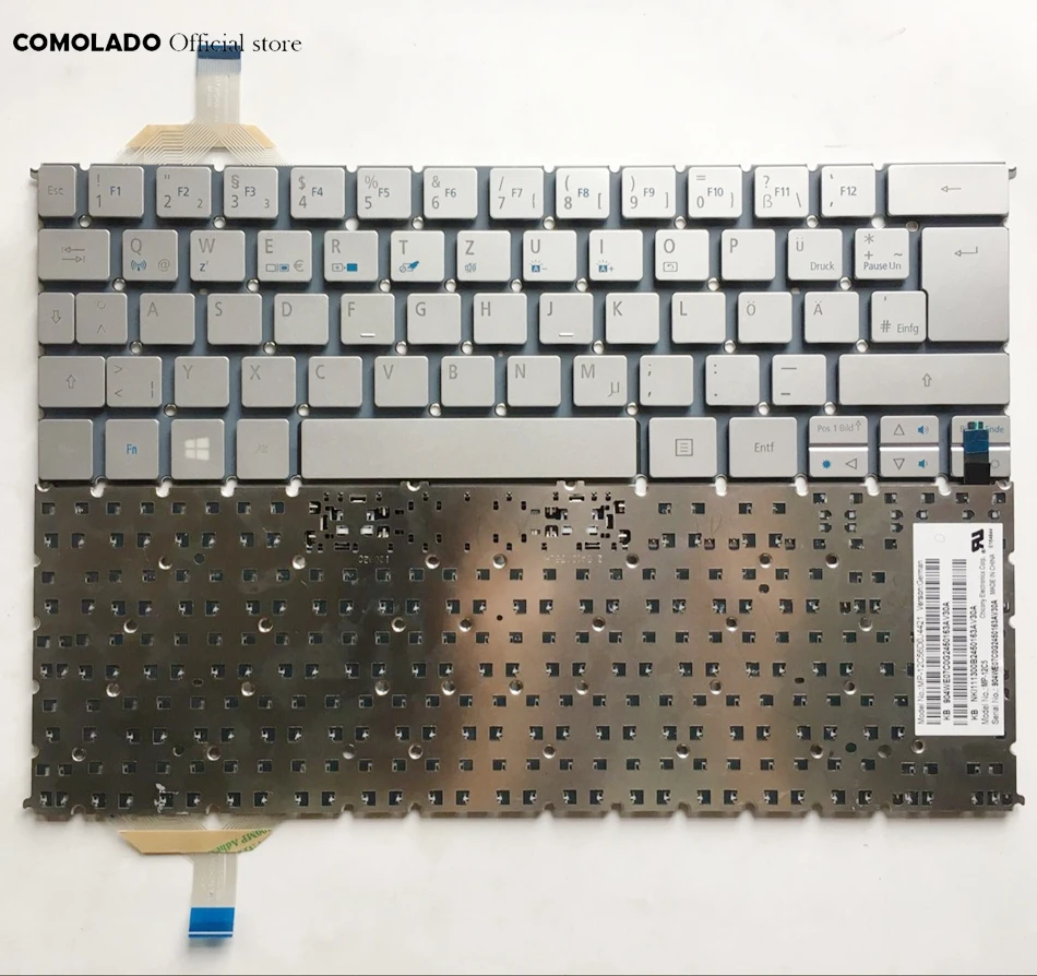 Французский Итальянский японский Немецкий Клавиатура для ноутбука с подсветкой