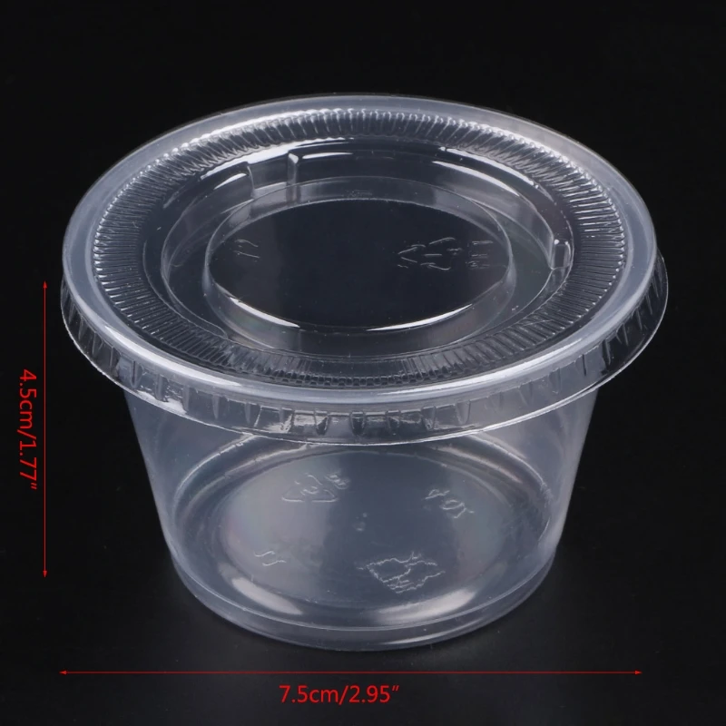 Контейнер для хранения 5x110 мл органайзер легкой глины пластилина пены слизи Y4UD |