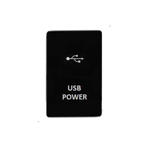 Toyotaa кнопочный переключатель 12 В USB светодиодный светильник с символом питания