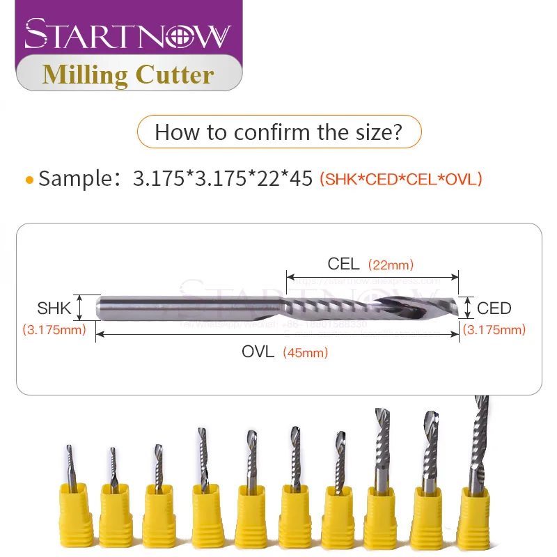 Гравировальная фреза с ЧПУ из вольфрамовой стали 10 шт./лот
