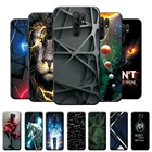 Чехол-накладка для Redmi 9, силиконовый, с рисунком