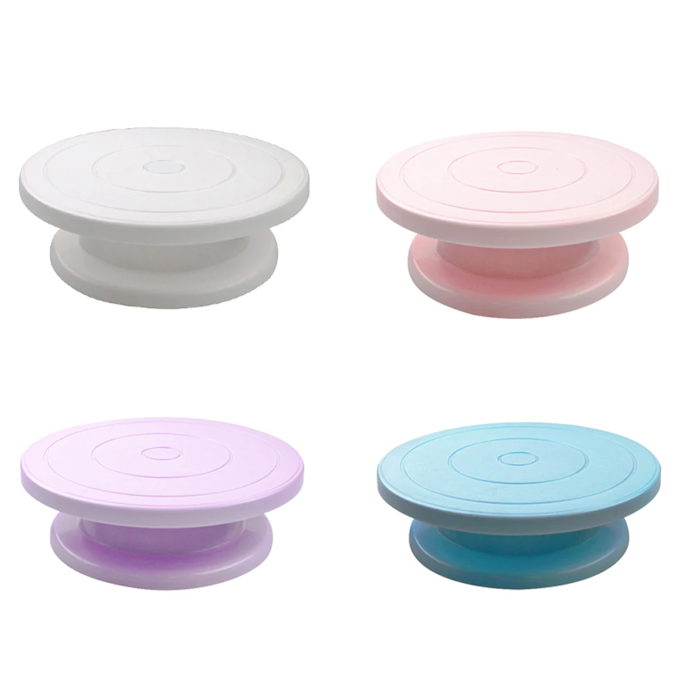 meijuner turntable cake plate anti skid round cake stand rotating table cake decorating pan diy baking tool kitchen gadgets free global shipping