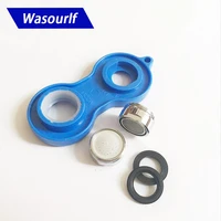 wasourlf 2pcs water saving faucet aerator m24 male thread tap spout bubbler and detacher tool spaanner accessories bathroom part