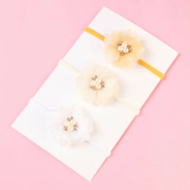 1 шт. резинка для волос с жемчужинами и цветами | Детская одежда обувь