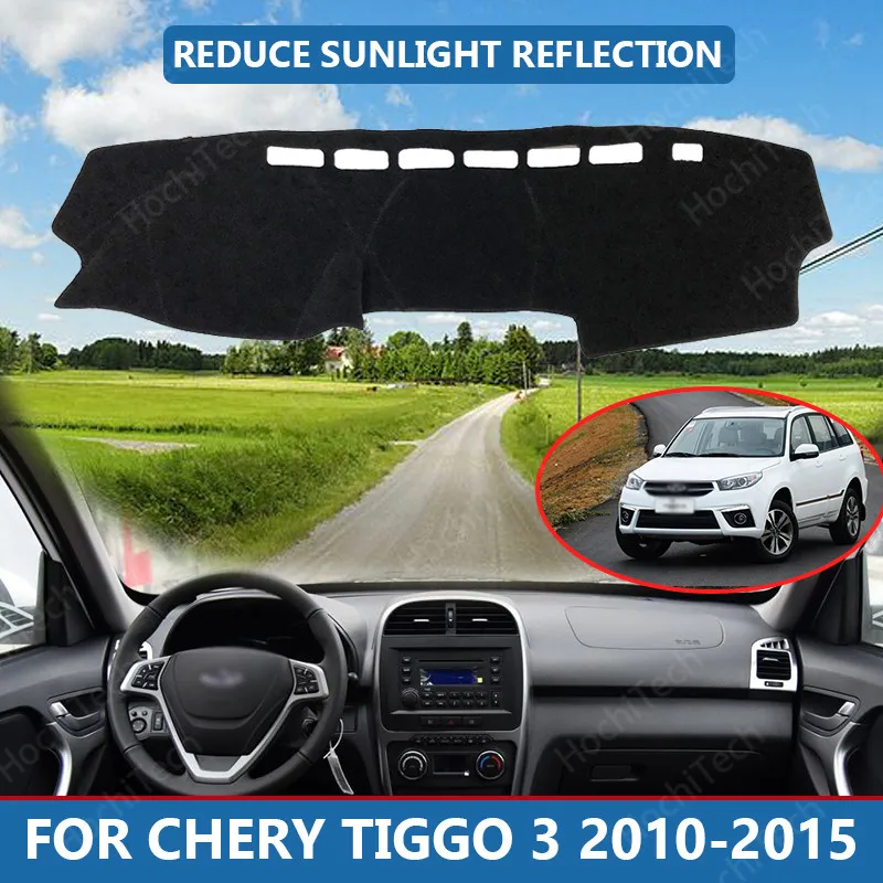 

Car Inner Dashboard Cover Capet Cape for Chery Tiggo 3 2010-2015 Dashmat Sunshade Pad Cover Dash Mat