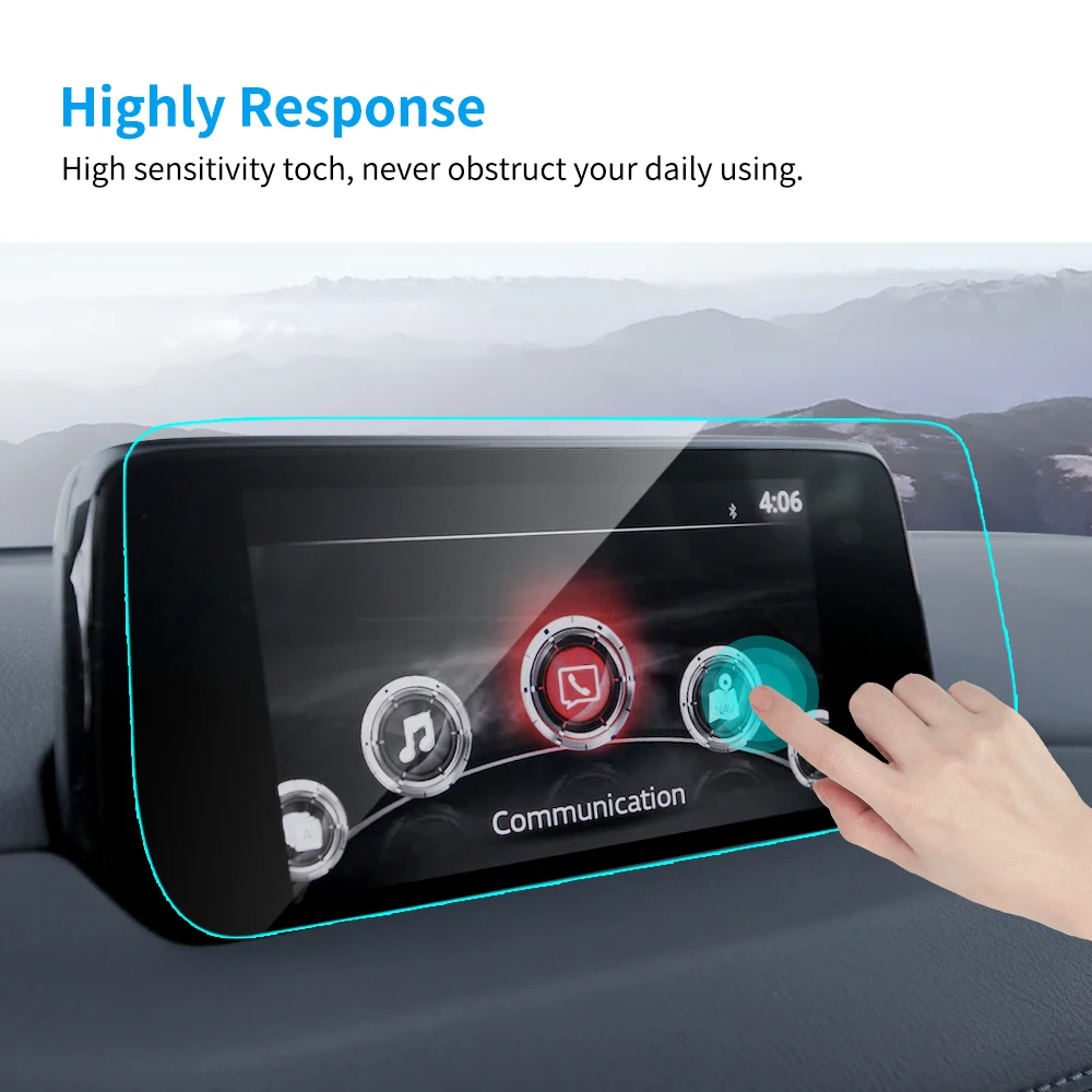 Автомобильная Защитная пленка для экрана GPS навигатора Mazda CX-5 CX 5 2013-2019 внутренняя