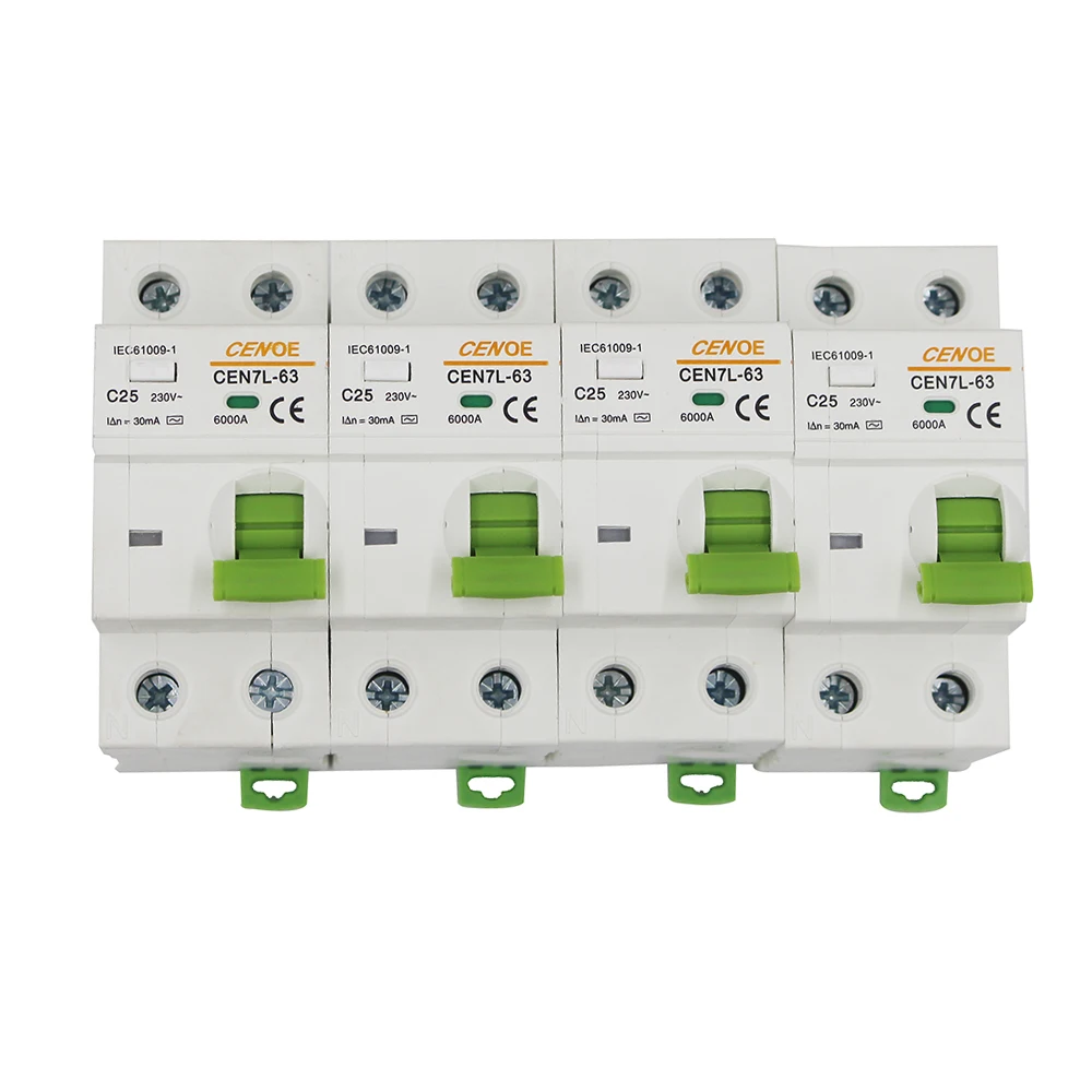 

beautiful 16A 25A 32A residual current circuit breaker leakage protection circuit breaker DPNL1P+N 230V breaking ability 6000A