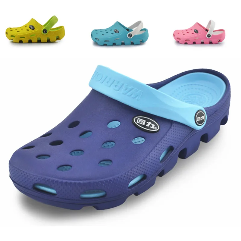 Новинка 2018 года очаровательные сандалии мужские открытые шлепанцы парные и сабо