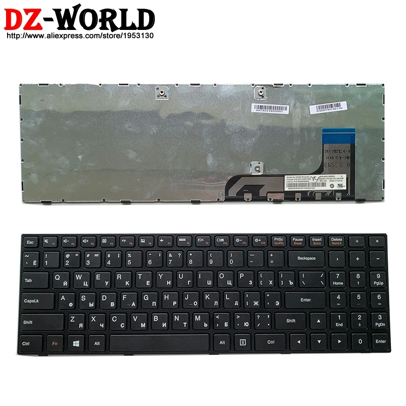 Русская черная клавиатура для Lenovo Ideapad 100-15IBY новая оригинальная ноутбука серии