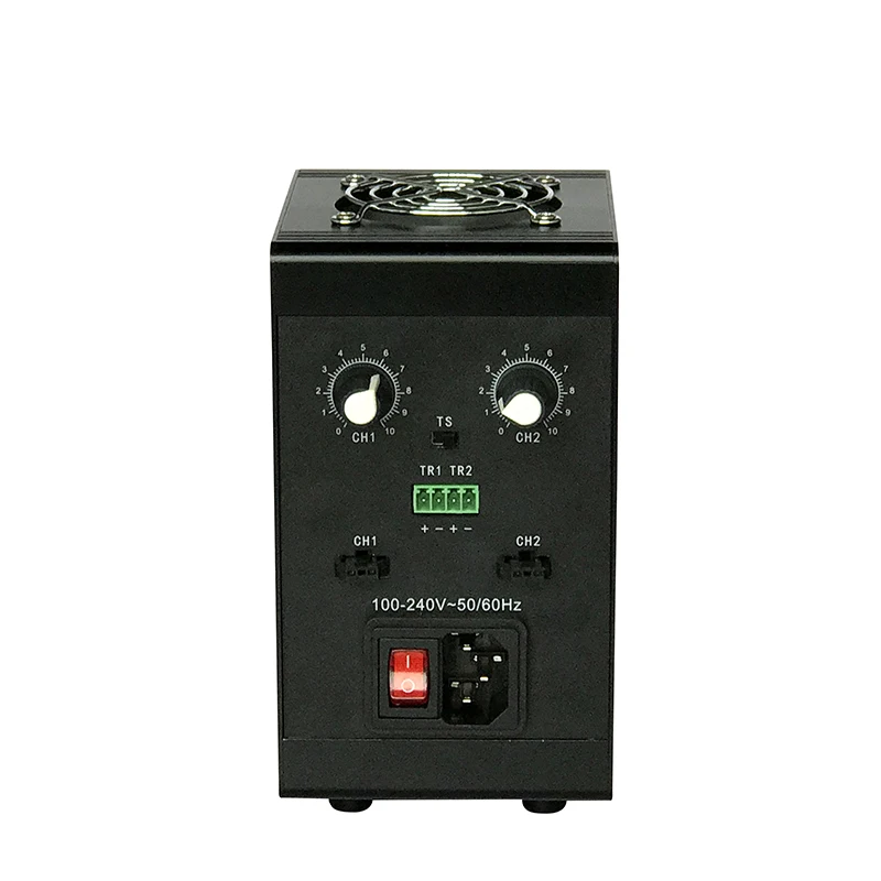 

LED Dimming Cooling Brightness Adjustment Flicker-free Machine Vision Light Source Standard Analog 2 Channel Controller