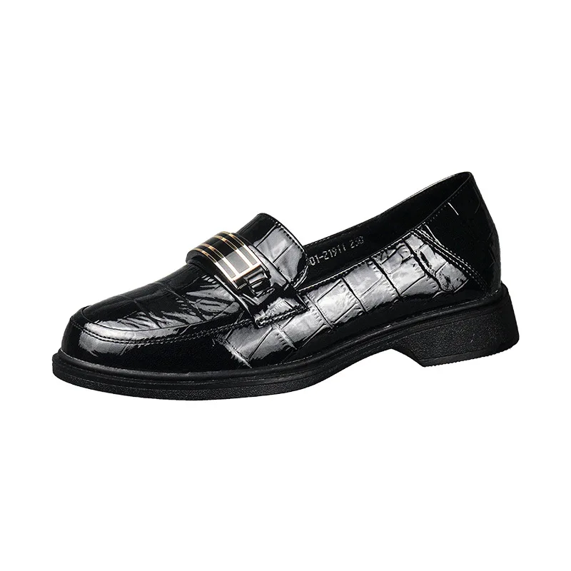 

The first layer cattle paint soft leather fashionable casual small leather shoes female 2021 spring new style leather shoes