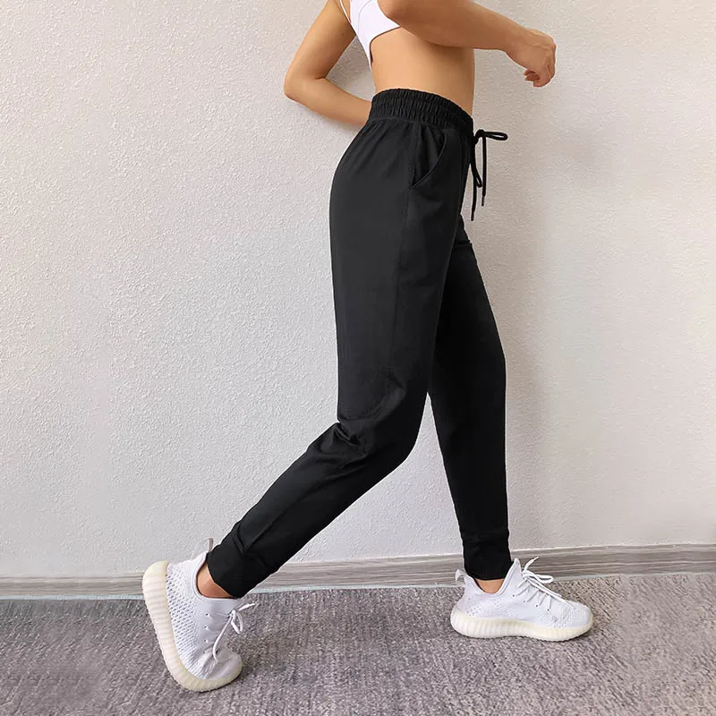 Женские спортивные штаны для бега упражнений на открытом воздухе спорта