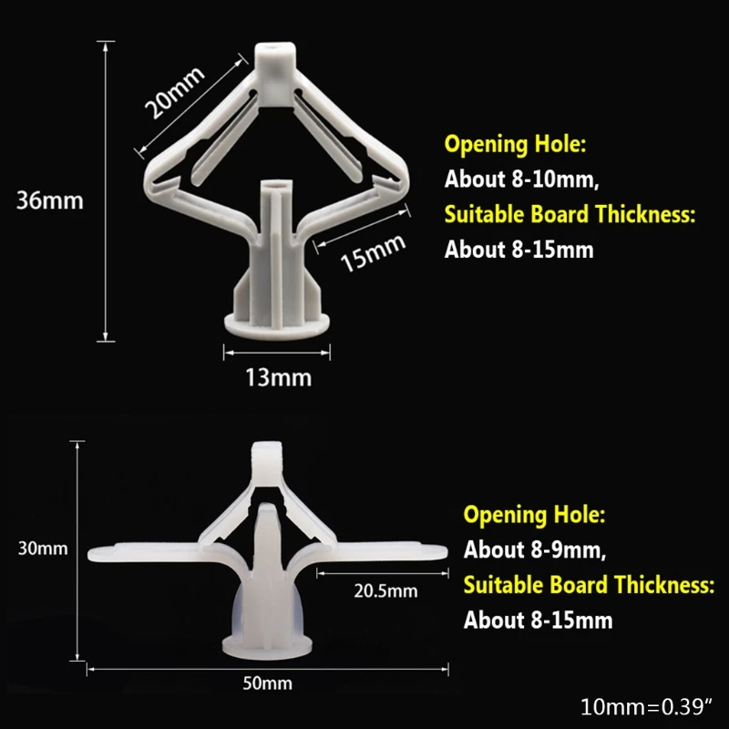 

Расширительная трубка для штор, гипсокартона, M89B, комплект анкеры для гипсокартона