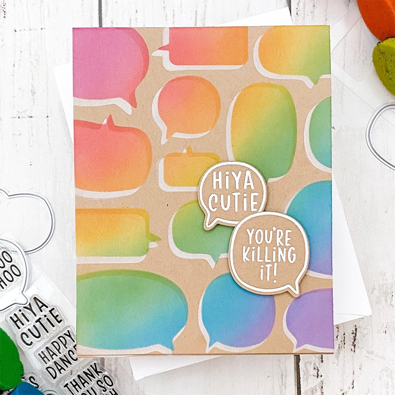 Новинка 2021 года прозрачный штамп и металлический набор пресс форм для творчества