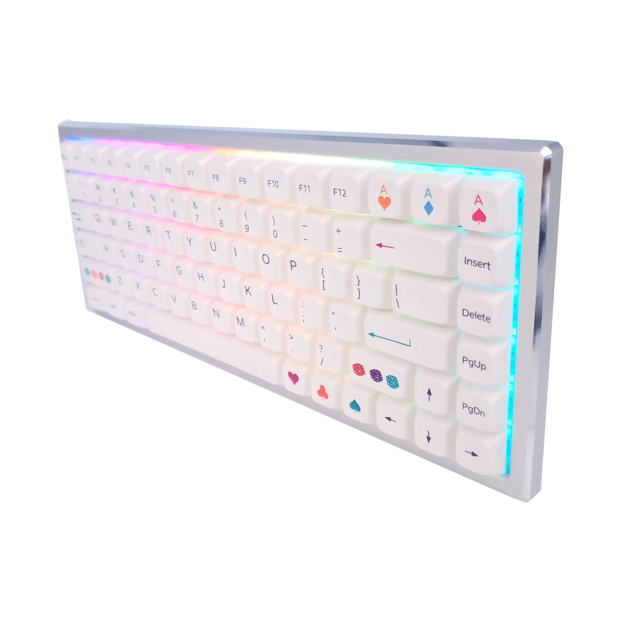 

AK84 AK84s RGB Hot Swappable Keyboard Independent Driver Wired and Bluetooth Type-C Port for MacOS