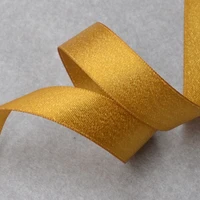 100yardsroll 6mm 38mm festival supplies satin golden yarn ribbons tapes for wedding christmas decoration free shipping