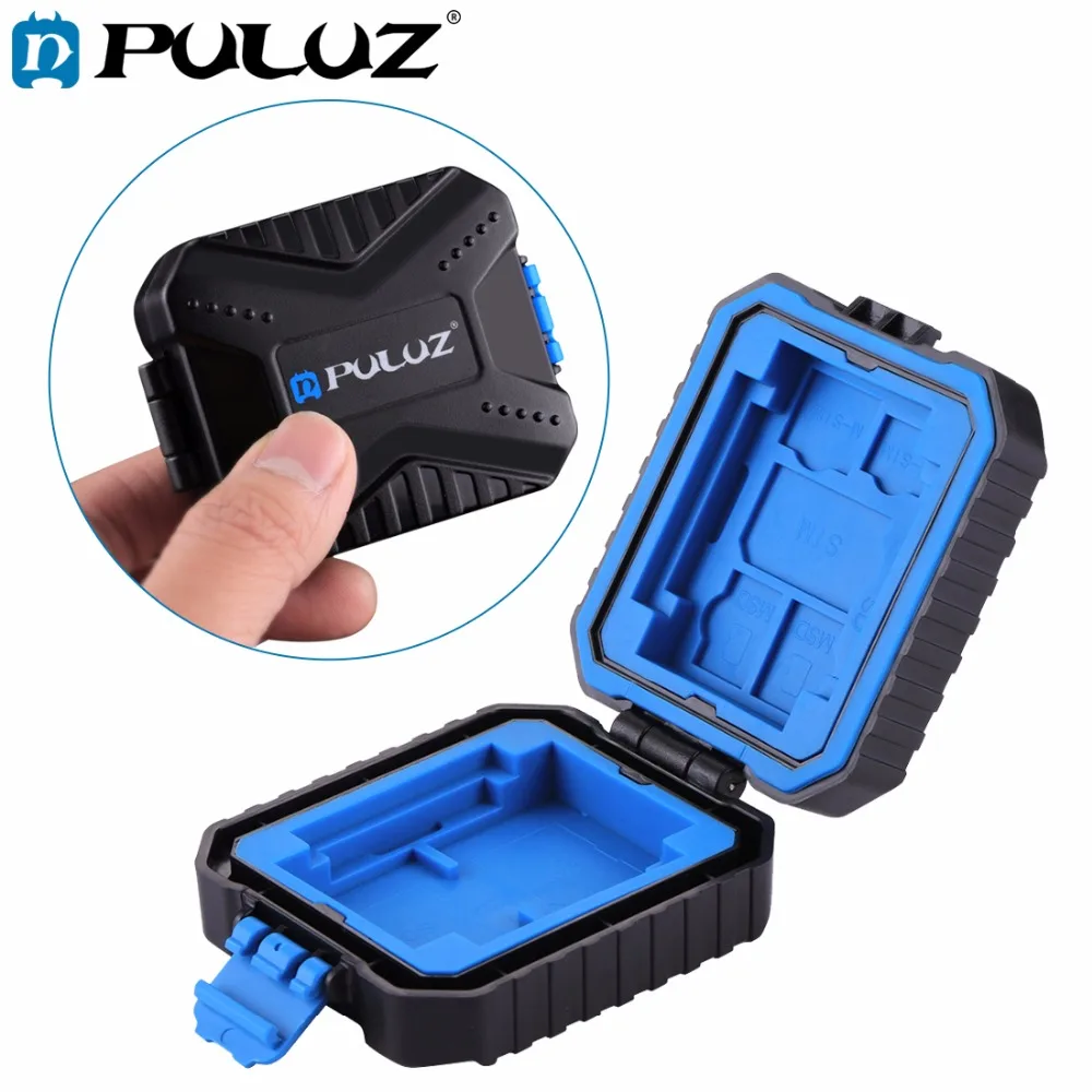 11 in 1 Micro SD Memory Card Case Holder Waterproof Storage Box Protector for 3 SIM + 2 XQD + 2 CF + 2 TF + 2 SD Card