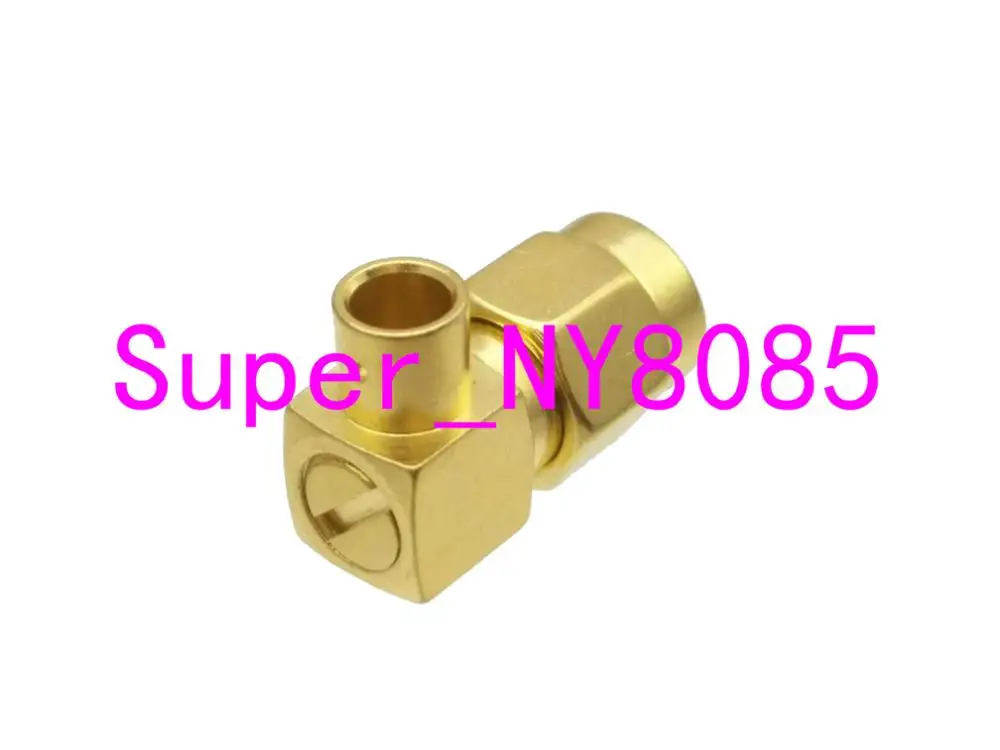 Соединитель RP * SMA штекер Джек правый угол Полужесткий RG402 0 141 &quotкабель|angle