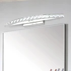 Хрустальный зеркальный передний настенный светильник, светодиодный модный простой светильник для ванной комнаты, туалета, зеркала, живопись, переднее освещение