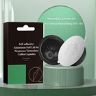 Многоразовые капсулы ICafilasBIG для эспрессо Nespresso Vertuoline  Vertuo, многоразовые кофейные фильтры из нержавеющей стали