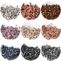 1 6mm japan miyuki glass seed beads charm frosted matte metal color round shape seed bead for diy jewelry making bracelet