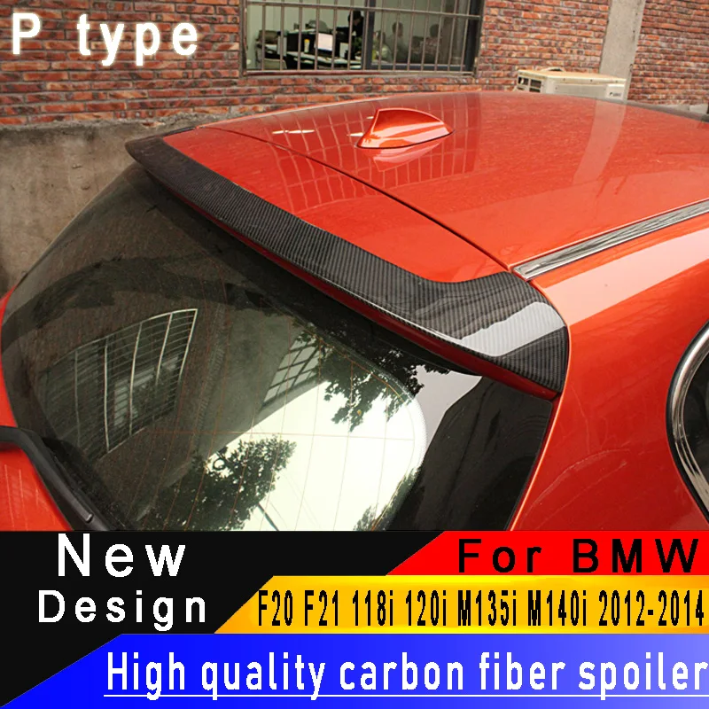 High quality carbon fiber spoiler For BMW F20 F21 118i 120i M135i M140i 2012-2018 Car rear Roof Spoiler | Автомобили и мотоциклы