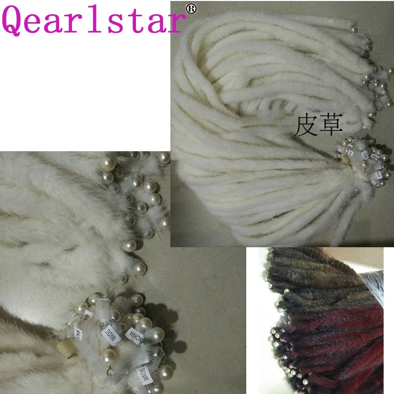 Qearlstar натуральный мех норки отделка 1 ярд/лот Одежда Обувь Аксессуары полосы шляпа обувь шапка пальто капюшон воротник DIY WLC1910