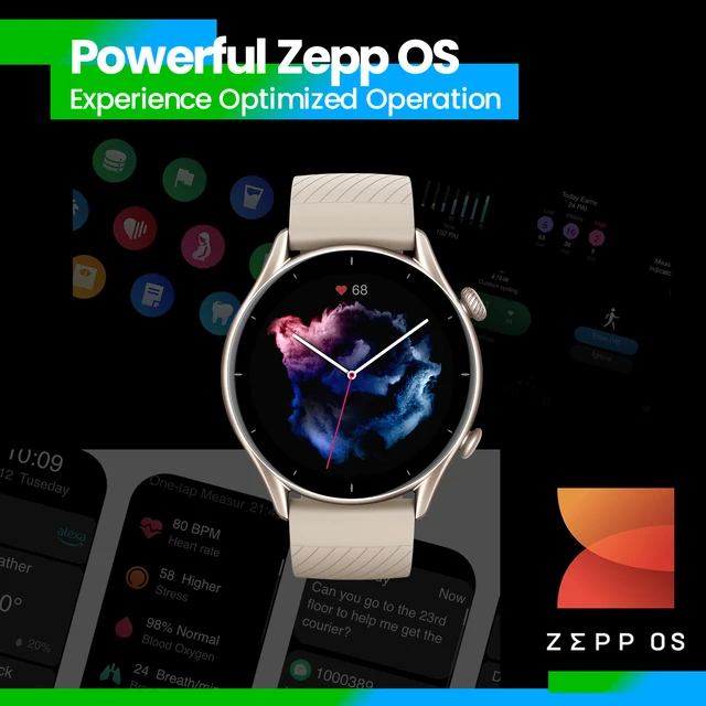 Global Version Amazfit GTR 3 GTR3 GTR-3 Smartwatch 1.39" AMOLED Display Zepp OS Alexa Built-in GPS Smart Watch for Android IOS 2