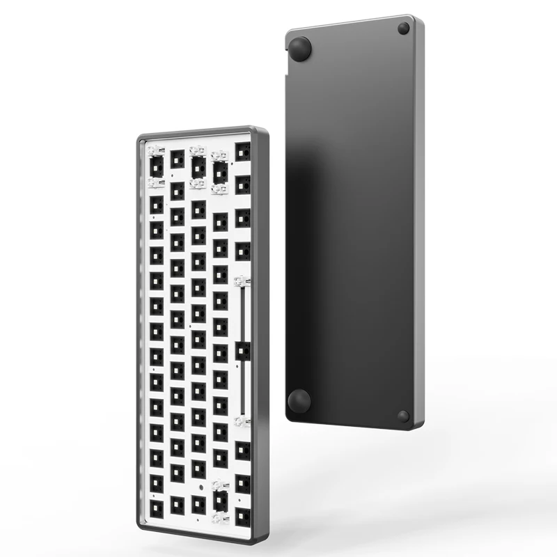 

BSL DAGK сплав металла алюминия 61-клавишная механическая клавиатура набор для настройки Горячая заменяемая основа вала поддерживает 3pin 5pin RGB