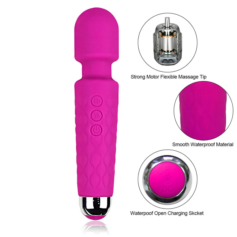 USB зарядка AV вибратор секс игрушки для женщин взрослых G Spot волшебная палочка