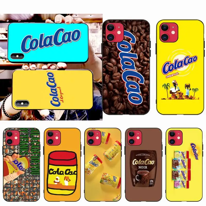 

USAKPGRT colacao Phone Case for iphone 12 pro max 11 pro XS MAX 8 7 6 6S Plus X 5S SE 2020 XR case