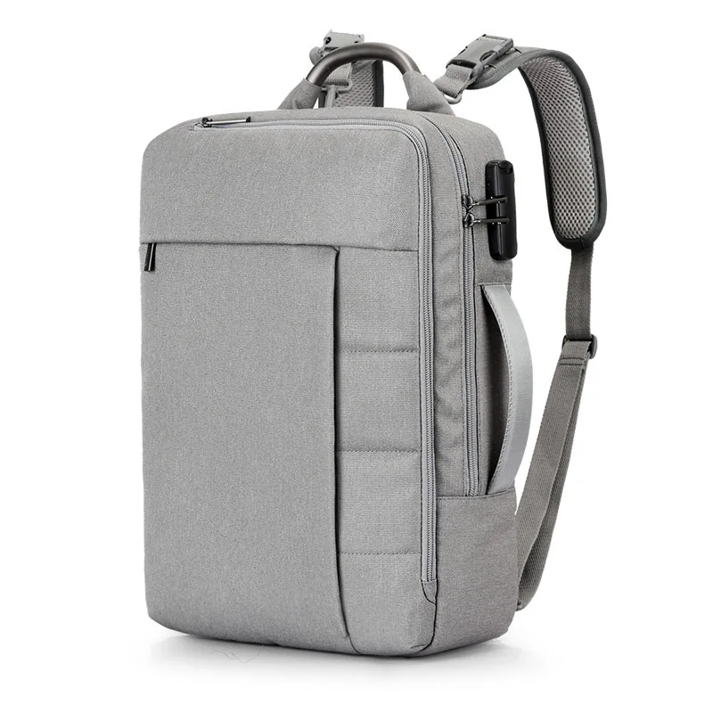 Fashion Waterproof Oxford Men Backpacks Anti Theft Password Lock Male Daily Business Short Trip Travel Laptop Bagpack | Багаж и сумки