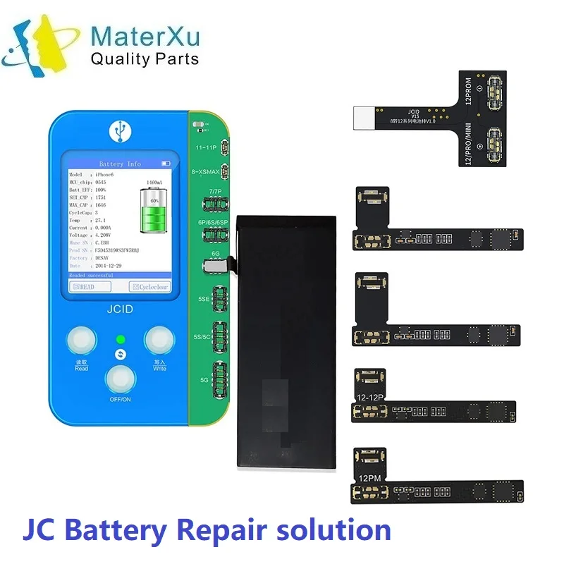 Гибкий кабель для ремонта батареи JC iPhone 13 12 11 Pro Max Mini JCID программатор V1S Extermal Tag Tail On