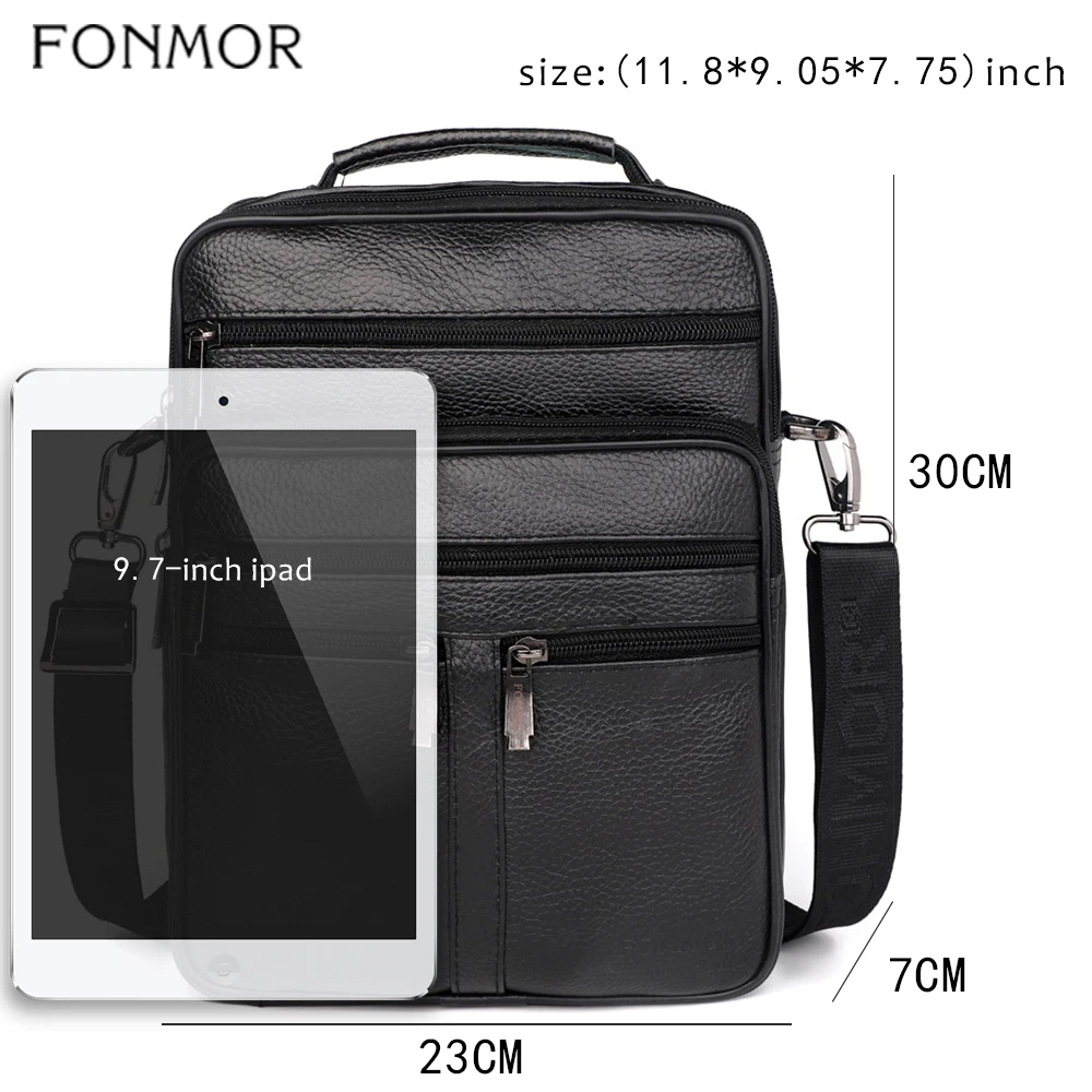 Сумка мужская из натуральной воловьей кожи через плечо для Ipad|Сумки с ручками| |