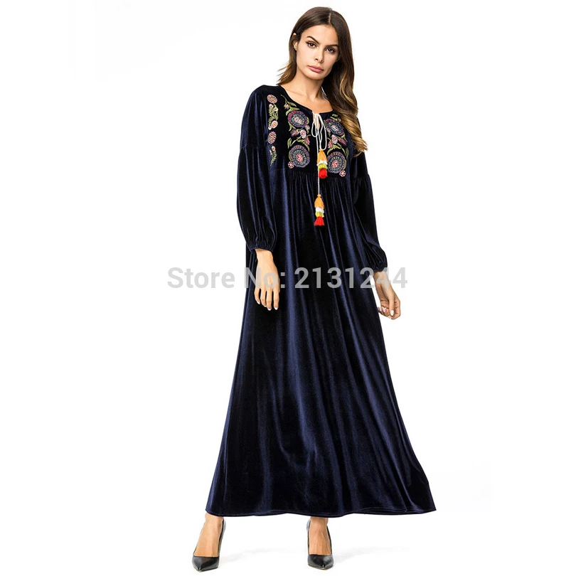 Женское платье с длинным рукавом 2018 элегантное осенне зимнее женское