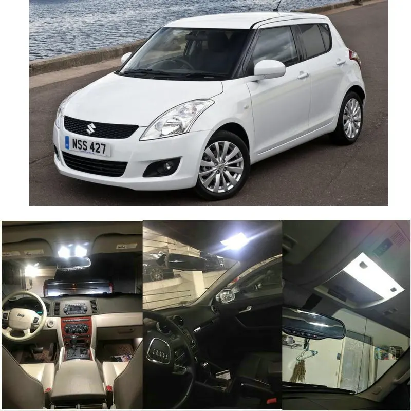 Светодиодные внутренние Автомобильные фары для Suzuki swift 3 fz nz mz ez 5 AZ хэтчбек