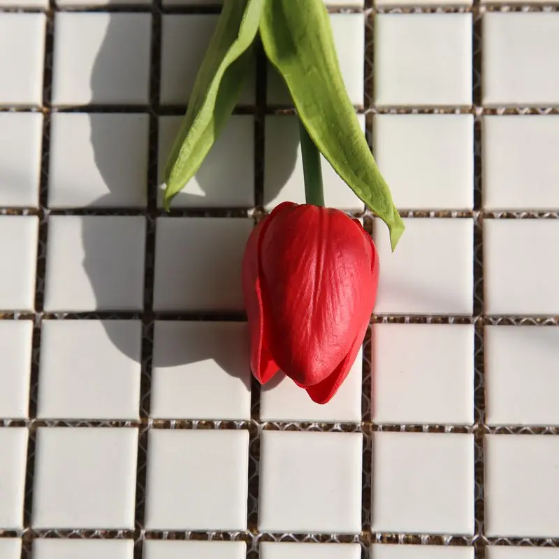 1 шт. искусственные цветы тюльпан на ощупь | Дом и сад