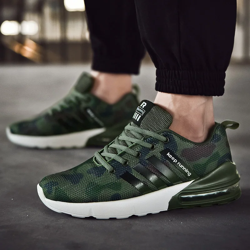 Мужские кроссовки для бега дышащие легкие улицы спортивная обувь