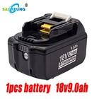 Литиевая батарея SaiKeung 18 в 9 Ач 100% замена Makita оригинальный Электроинструмент BL1860 BL1850 BL1840 BL1830 BL1820 BL1815 батарея