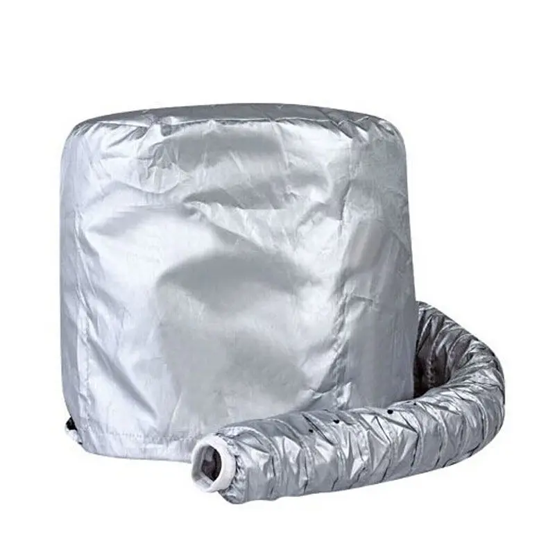 

Shower cap For bath Hair Cream Cap Portable Soft Hair Drying Hood Hat Blow Dryer Attachment Cap Bonnet Curl Tools Gray Dry