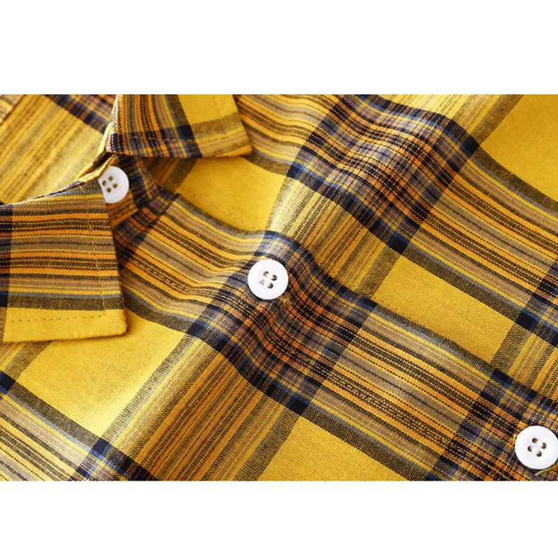 

Summer Plus Size 3XL Women Cotton Linen Plaid Loose Blouse Female Casual Beach Long Kimono Blouses Blusas Shirts And Tops Mujer