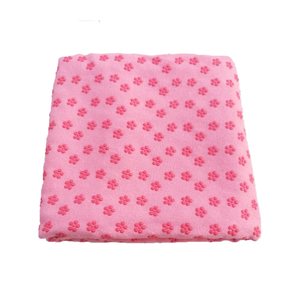 

New Soft Body Fitness Shop Towel Microfiber Non-Slip Meihua-Shaped Dispensing yu jia jin Professional Healthy Yoga Mat