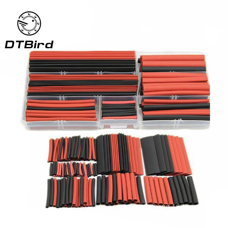 150 шт. ассортимент термоусадка трубки в штучной упаковке экологический