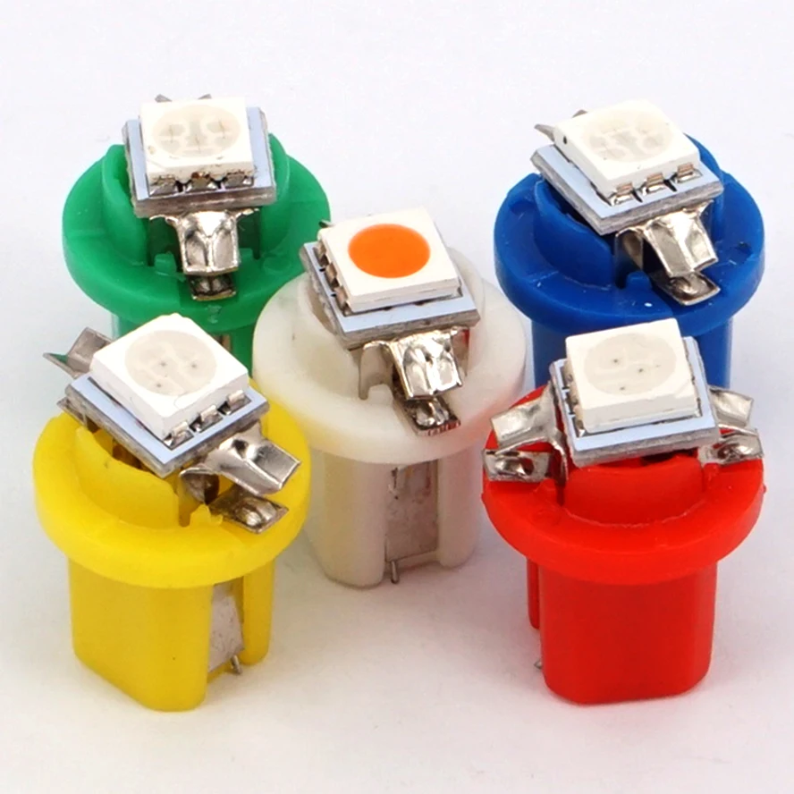 1 шт. B8.5D T5 5050 SMD Светодиодная лампа Автомобильный датчик Speedo лампочка для