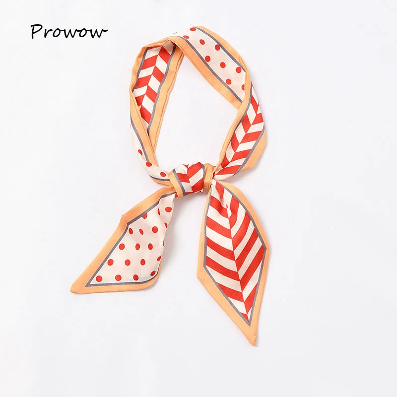 Роскошный брендовый дизайнерский маленький шелковый шарф Женская сумочка узкие