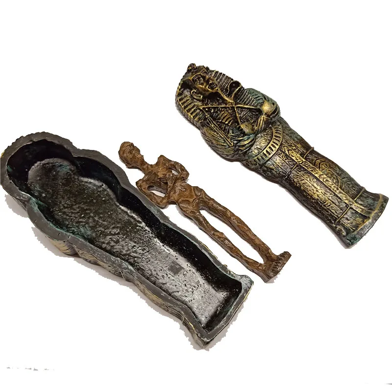 Фигурки в Древнем Египте для мамы скульптура Череп ремесло статуи гроб